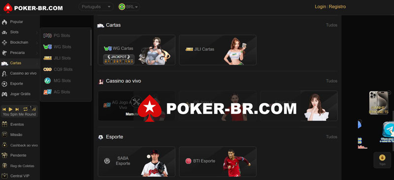 Jogos Disponíveis No Poker Games Casino